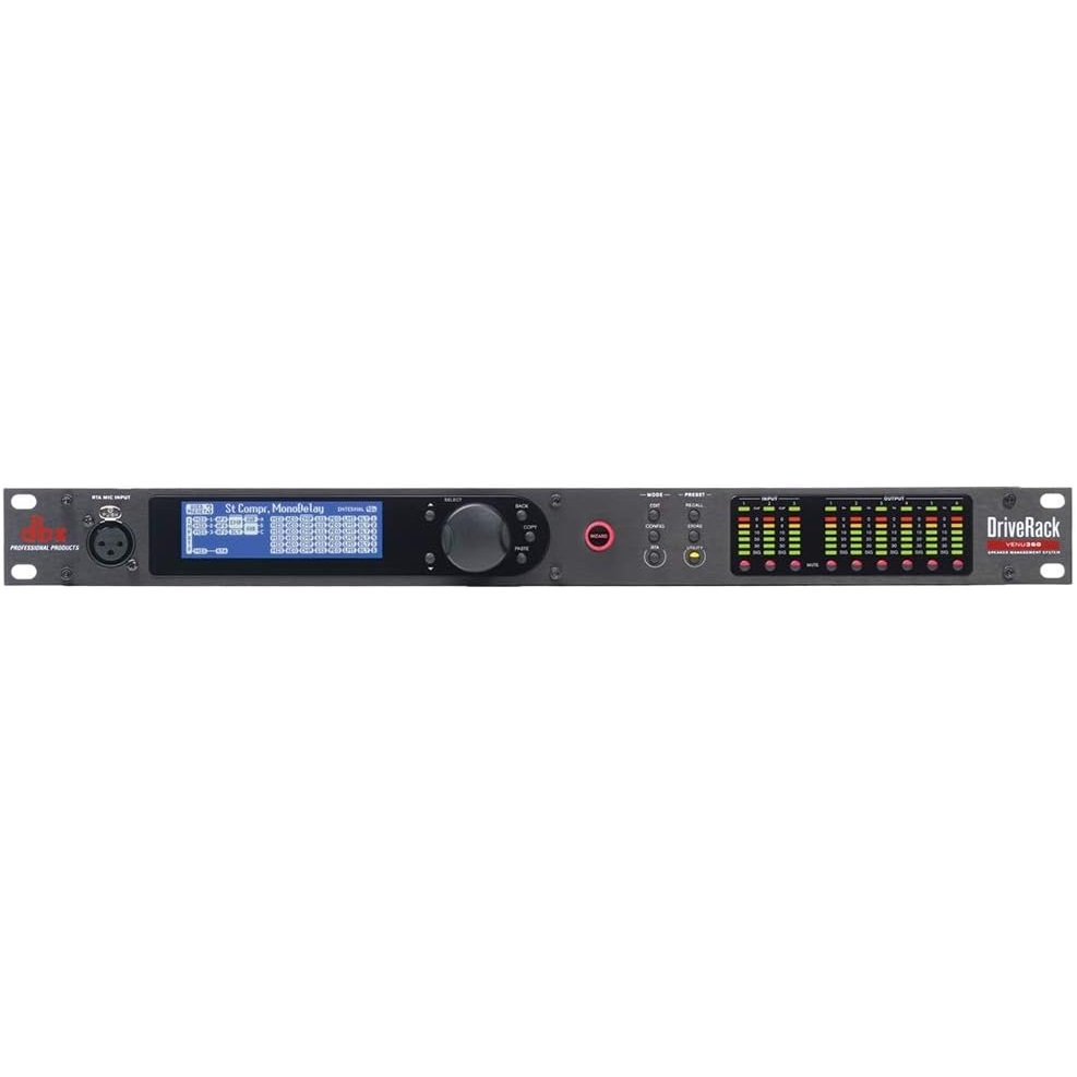 DBX VENU360 Procesador Ecualizador Crossover Limitador Compresor y Analizador