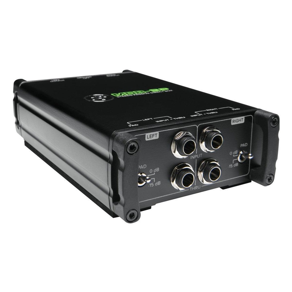 MACKIE MDB-2P DIRECT BOX CAJA DIRECTA PASIVA Estéreo (Dos Canales)