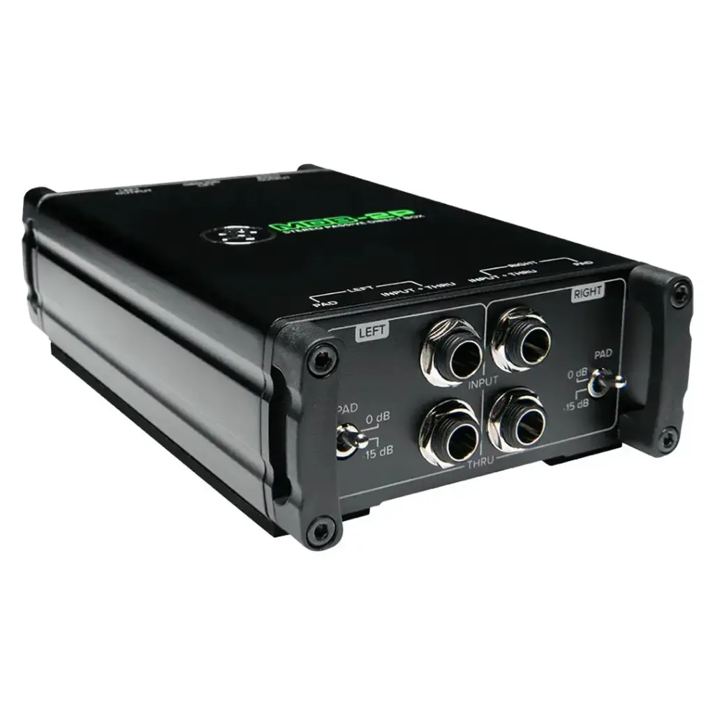 MACKIE MDB-2P DIRECT BOX CAJA DIRECTA PASIVA Estéreo (Dos Canales)