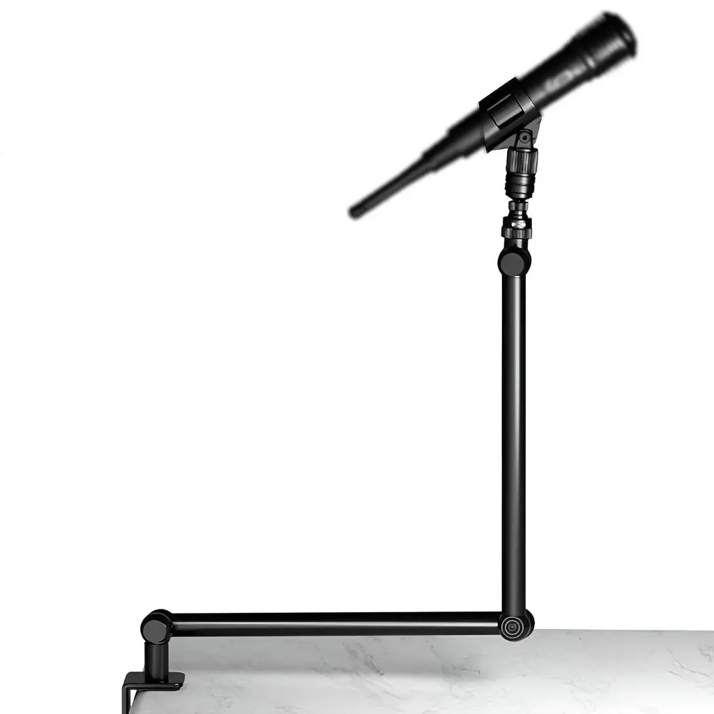 PARAL STAND PEDESTAL DE MICROFONO BRAZO JIRAFA TIPO RADIO RUBESEE PL-1007