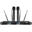 PHENYX PRO PTAU-2-2H MICROFONOS INALAMBRICOS de Mano UHF 2 Canales