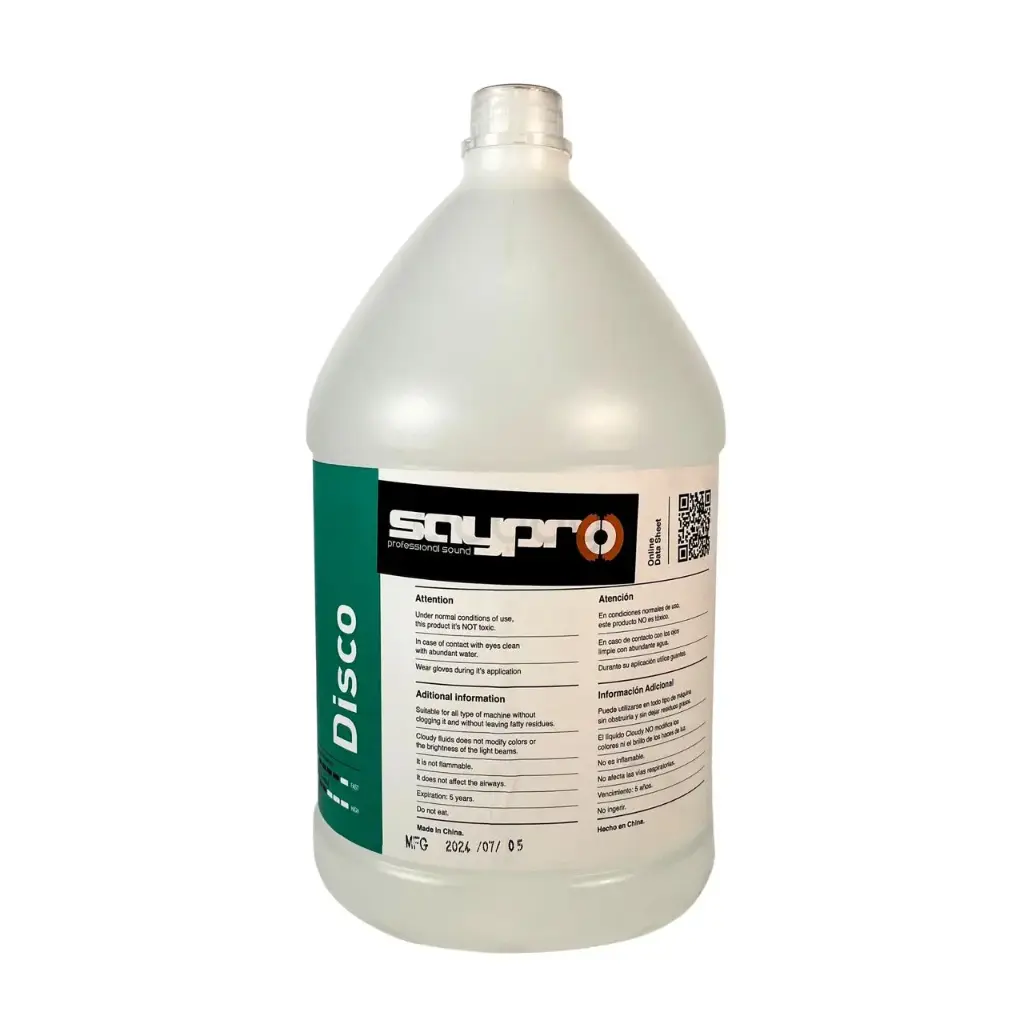 SAYPRO DISCO Liquido Para Maquina De Humo Base Agua