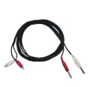 AUDIOSON AS-CMR-4.5 Cable De Audio Doble Plug Rca A Doble Plug Mono Grande 4,5Mt, Caracas,Venezuela