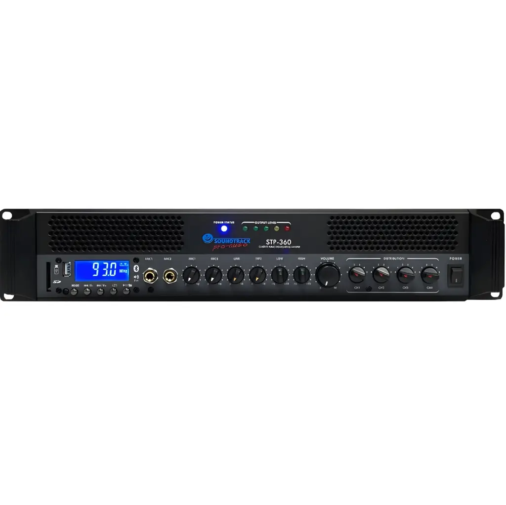 SAYPRO STP-360 AMPLIFICADOR 350W 4 ZONAS PERIFONEO