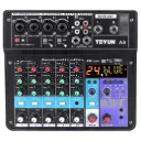 TEYUN A6 Consola 6 Entradas, Bluetooth, USB, Phantom