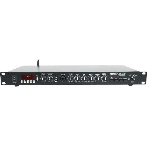 [PPA53 PRO] ROCKVILLE PPA53 Mezclador preamplificador Reproductor MP3, USB y BLUETOOTH, Entrada De Micrófono