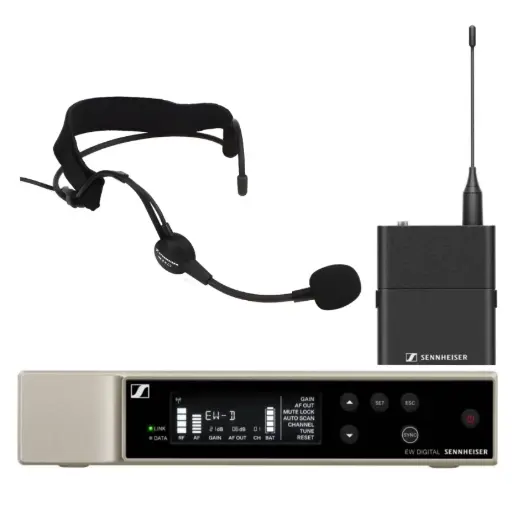 [EW-D ME3 SET] SENNHEISER EW-D ME3 SET MICROFONO INALAMBRICO VOCAL MANOS LIBRES HEADSET DIGITAL