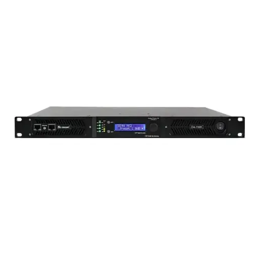 [D4-1500 DSP] SINBOSEN D4-1500 DSP Amplificador Clase D Digital 19000W (4760W x 4 Canales a 2 Ohms) Con DSP