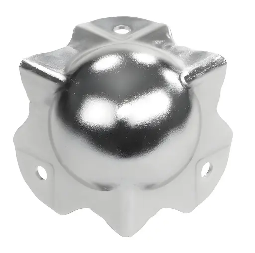 [Herraje C1351Z] PENN ELCOM C1351Z ESQUINERO DE BOLA DE 3 HUECOS PARA RACK Con Guía Troquelada de 30mm para perfil