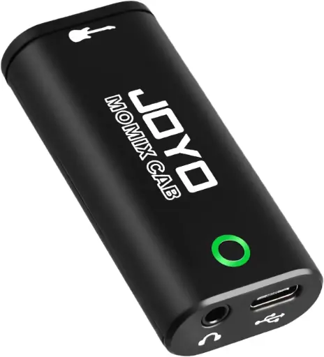 [MOMIX CAB] JOYO MOMIX CAB Interfaz de audio de guitarra, bolsillo interno de grabación tarjeta de sonido con tipo C y Lightning para teléfono, portátil y ligero Plug & Play 
