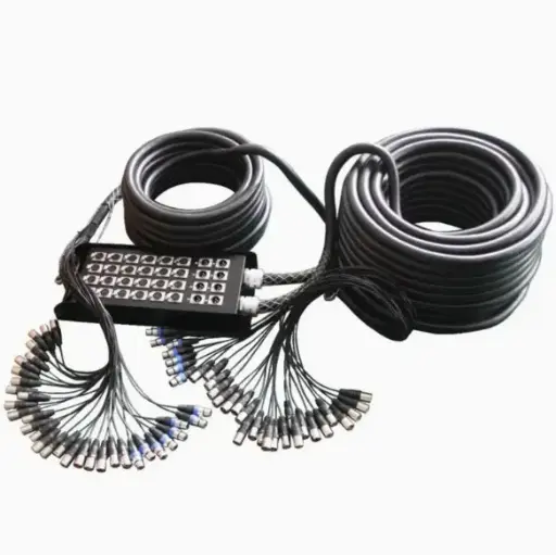 [AS-SN38X83-SP] AUDIOSON AS-SN38X83-SP Cable Snake 32 XLR Hembras mas 8 XLR Machos Retorno 30mts Con Splitter 10mts