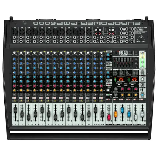 [PMP6000] BEHRINGER PMP6000 Consola Amplificada 2 X 800W 16 Entradas con Efecto
