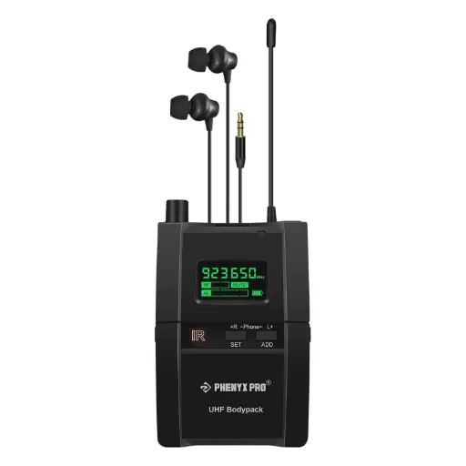 [PMR-1 (555-575MHZ)] PHENYX PRO PMR-1 In-Ear Belt-Pack Para PTM-10