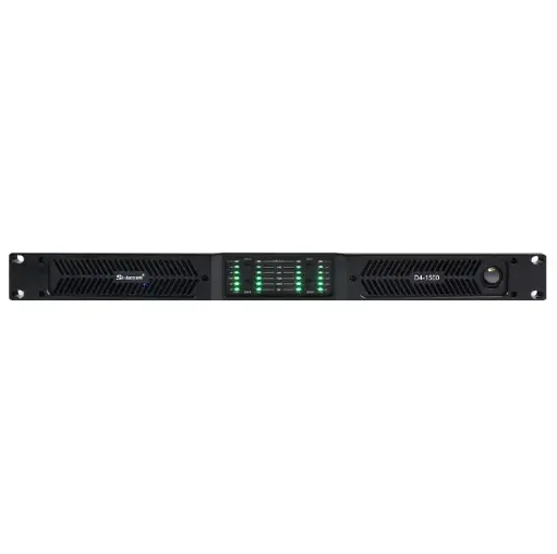 [D4-1500 SIN DSP] SINBOSEN D4-1500 Amplificador Clase D Digital 19000W (4760W x 4 Canales a 2 Ohms)