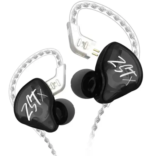 [KZ ZST X] KZ ZST X Auriculares intrauditivos Audífonos De Monitoreo Alta Fidelidad IEM Con Cable Desmontable YINYOO 