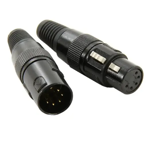 [ACXLR5PSET] ACCU CABLE ACXLR5PSET Conector DMX XLR Hembra y Macho 5 Pines