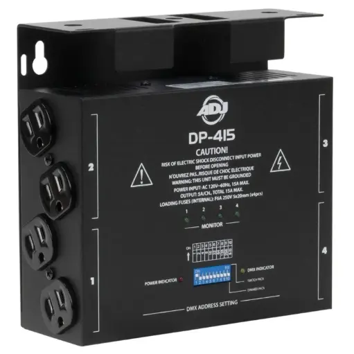 [DP-415] ADJ DP-415 Banco de DIMMER Analogico DE 4 CANALES, ELATION