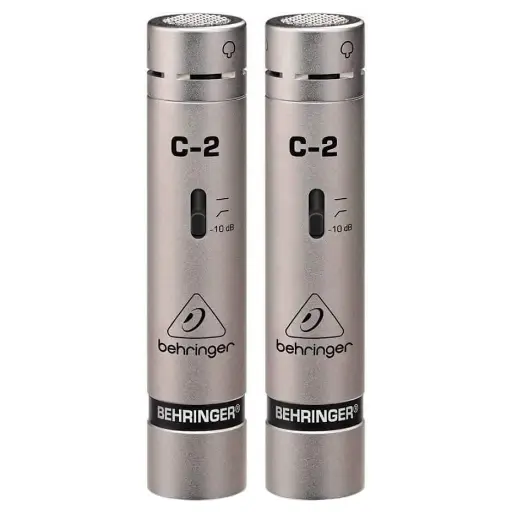 [C-2] BEHRINGER C-2 Micrófonos Cardiode de Condensador Instrumentos Musicales Batería SET 2 Piezas