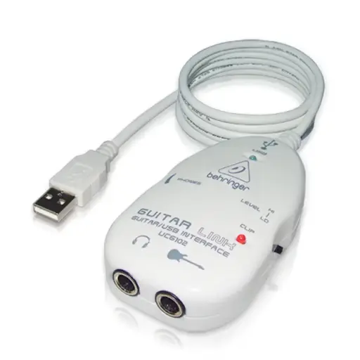 [UCG102] BEHRINGER UCG102 Interface De Audio Para Guitarrista y Audífonos a USB