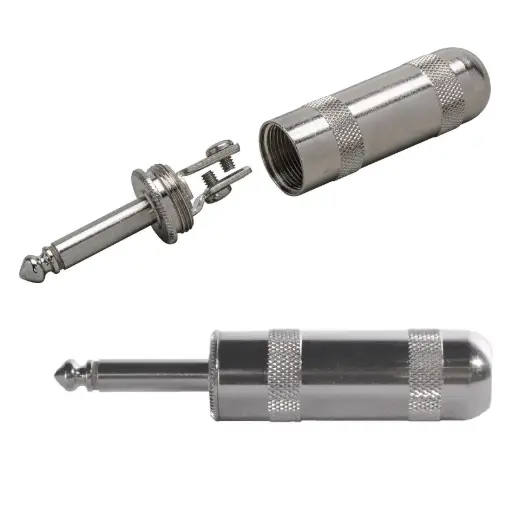 [NP7502] CONECTOR PLUG 1/4 6.35MM MONO SWICHCRAFT TIPO JUMBO