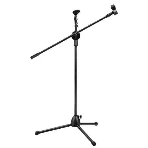 [PEDESTAL PARA MICROFONO CON EXTRA LIVIANO] FIRST-RATE PRODUCT PEDESTAL PARA MICROFONO CON BOOM LIVIANO CAJA ROJA