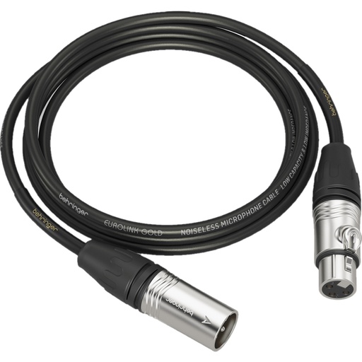 [GMC-300] BEHRINGER GMC-300 CABLE DE MICROFONO / CORNETA AMPLIFICADA 3MTS XLR, 0.22MM 24AGW