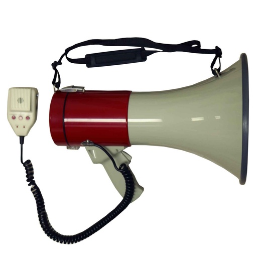 [ER-66USBR] SKY ER-66USBR Megafono Recargable 35w Con Grabación Para Mensajes Cortos y Sirenas