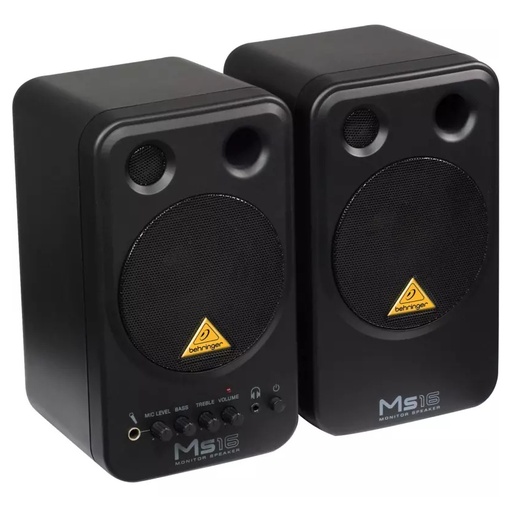 [MS16_US1] BEHRINGER MS-16 Monitores De Estudio Amplificados 16W (EL PAR)