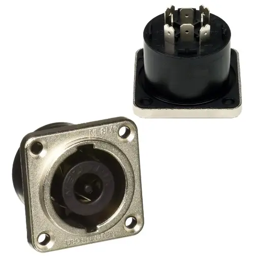 [NL8MPRXX] NEUTRIK NL8MPRXX CONECTOR SPEAKON 8 PINES CHASIS