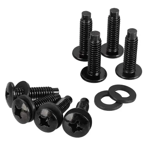 [TORNILLOS DE RACK] TORNILLOS DE RACK CON ARANDELA DE PLASTICA 25 UNIDADES